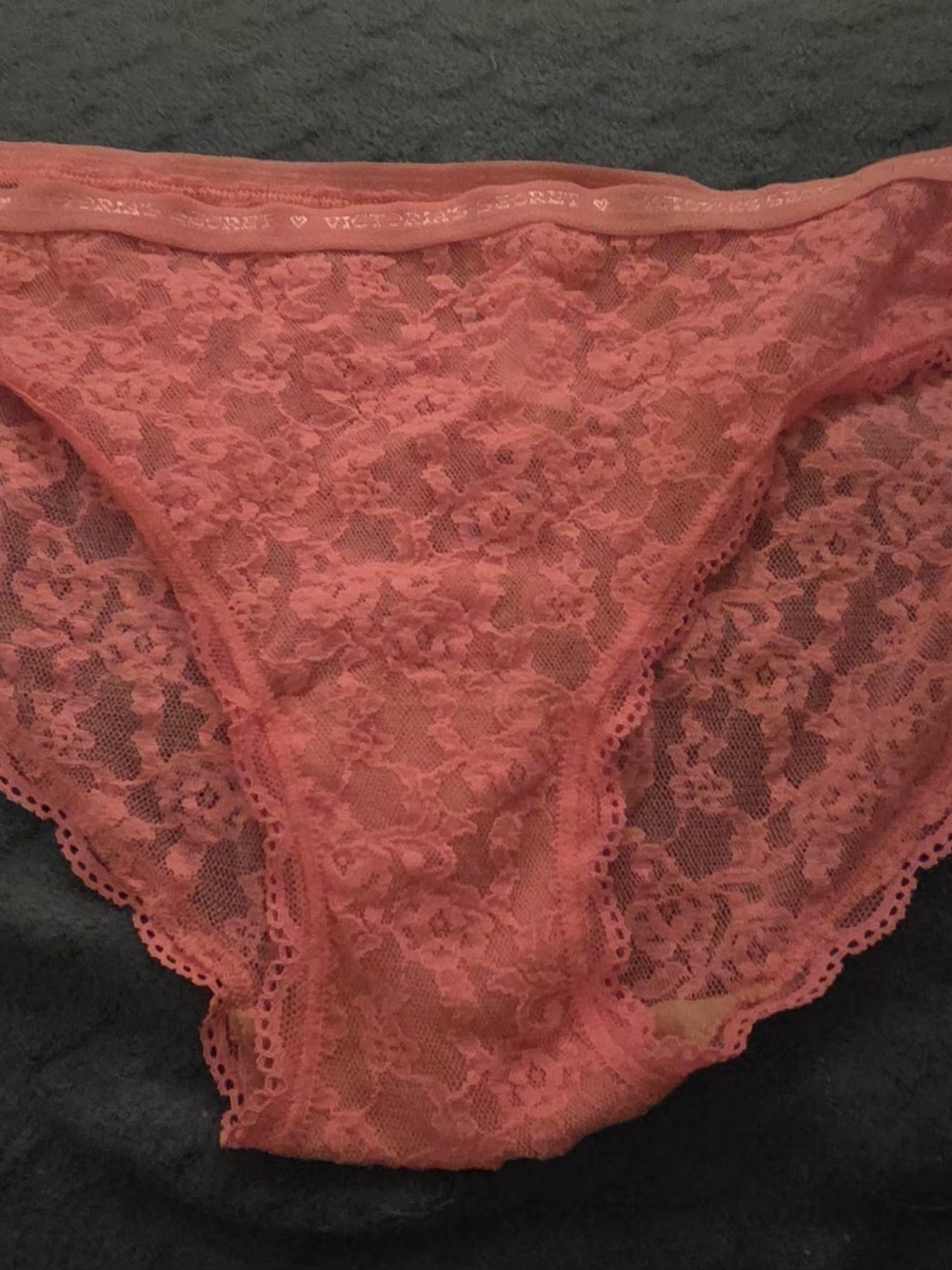 Victoria's Secret Coral Lace Bikini